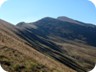 The ridge to the summit of Velivar. It is much better to follow the ridgeline instead of the old military road