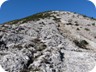 the way up the ridge of the main summit