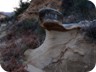 Sandstone formations carved by the weather