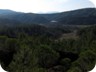 View back to where we came from. The trailhead is near the wall of the small dam