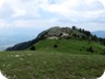 View from the summit of Mali i Zebe to summit no.3.