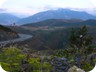 The end of a long day of 4-wheeling and hiking. Approaching the highway to Kukes. Gjalica Mountain dominates the view.