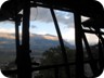 View from an old Gkirokastra house across the Drinos valley towards Antigone