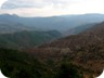 Because of the terrain, the road has to follow every curve and bend around the mountains