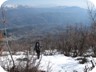 Approaching the summit ridge