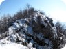 The ridge in winter, with a soft snow cover