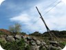 At some point, the trail crosses a makeshift powerline. The live wires dangle about 2 meters above the ground. If you are tall, watch out.