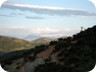 Mali i Dejës in the distance