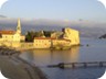 Goli Vrh, on the right above the clouds, seen from Budva