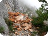 Landslide on the trail