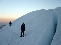 crevasse at baker