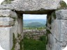 View through the fortification