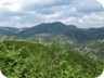 The 4WD trail starts in the village of Paulesh and heads for Garunje, which is on the slopes of Kodra e Xhanivet - the mountain in the center of  middle of the image.