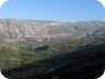 The village of Dhëmblan, with the heights of Kendërvicës on the right of the center of the image