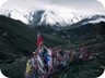 View from the cave to Xinaliq