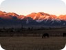 Sunsets are glorious in Kyrgyzstan